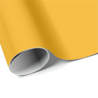 Goldgelbe feste Farbe Geschenkpapier