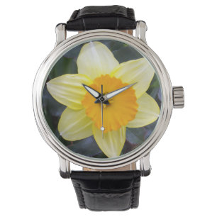 goldgelbes Daffodil, Armbanduhr