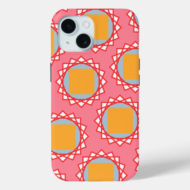 Goldgelbes Quadrat  Case-Mate iPhone Hülle (Rückseite)