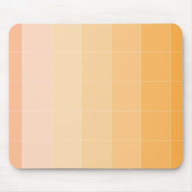 Goldgelbes quadratisches Ombre Mousepad (Vorne)