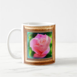Goldgerahmte Rose durch Lulumama Kaffeetasse