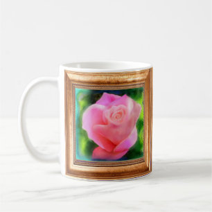 Goldgerahmte Rose durch Lulumama Kaffeetasse