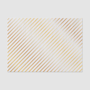 Goldgestreifte Eleganz Seidenpapier