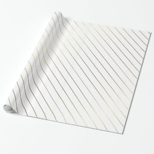 Goldgestreifter Glamour-glänzender Entwurf elegan Geschenkpapier