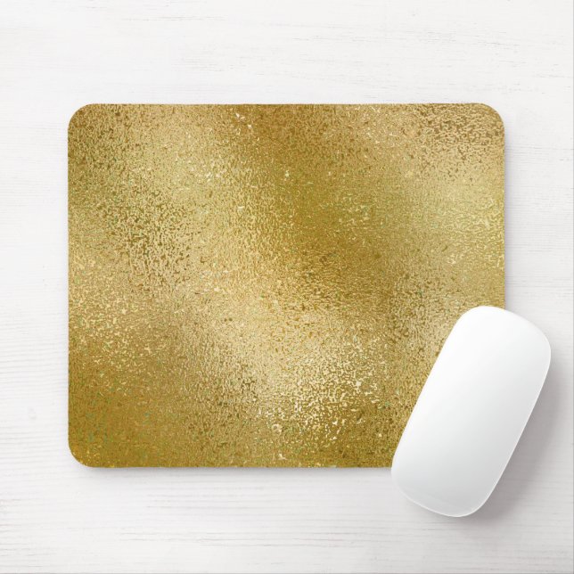 Goldglänzender abstrakter Hintergrund Mousepad (Mit Mouse)
