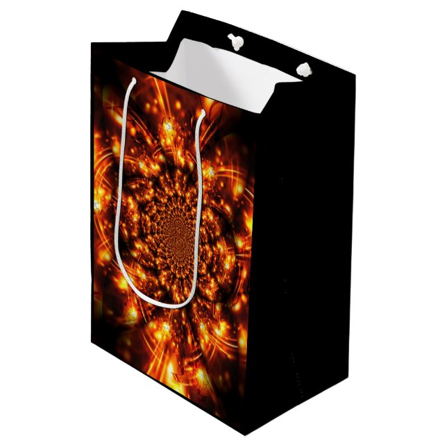 Goldglanzlichter Mittlere Geschenktüte (Vorderseite Schrägansicht)