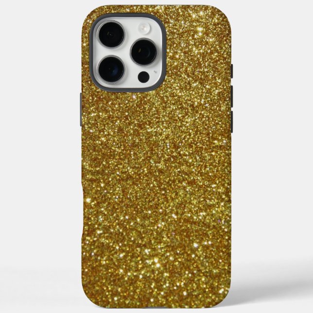 Goldglitter Case-Mate iPhone Hülle (Rückseite)
