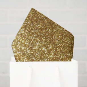 Goldglitter-Tissuepapier Seidenpapier
