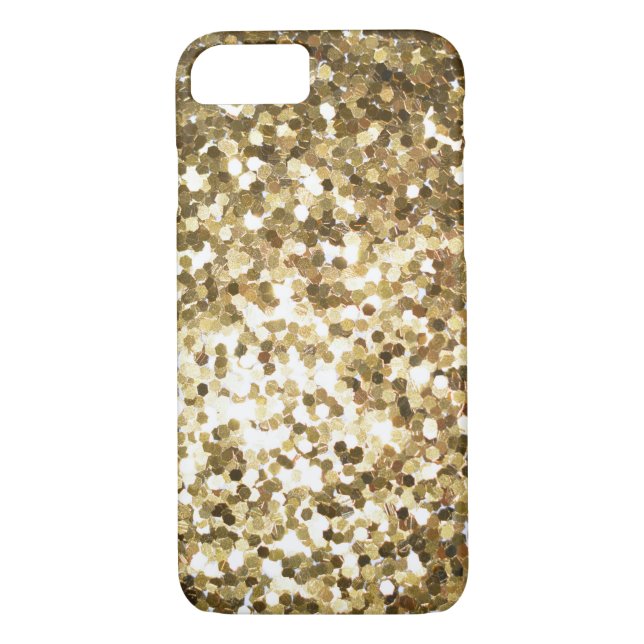 Goldglitz-Glitzern Case-Mate iPhone Hülle (Rückseite)