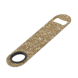 GoldGlitzer gedruckt Speedflaschenöffner