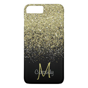 GoldGlitzer, Girly, Trendy, beweglich iPhone 8 Plus/7 Plus Hülle