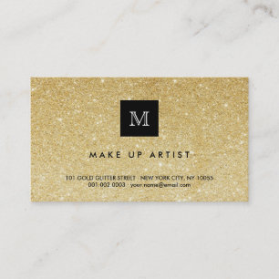 GoldGlitzer-Glitzernmoderne angesagte Visitenkarte