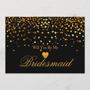 GoldGlitzer-Herz-Imitat ist Sie ist meine Einladung