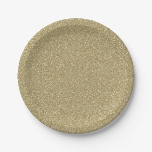 GoldGlitzer Pappteller