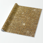 GoldGlitzer-Schein-Glittery funkelnd hübsches Geschenkpapier<br><div class="desc">kundenspezifisches Packpapier</div>