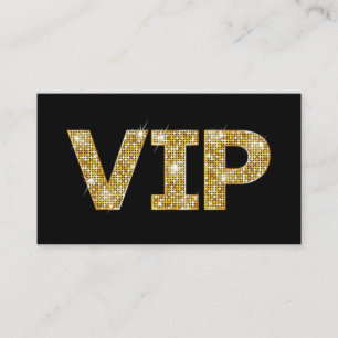 GoldGlitzer VIP-Unternehmensberater Visitenkarte