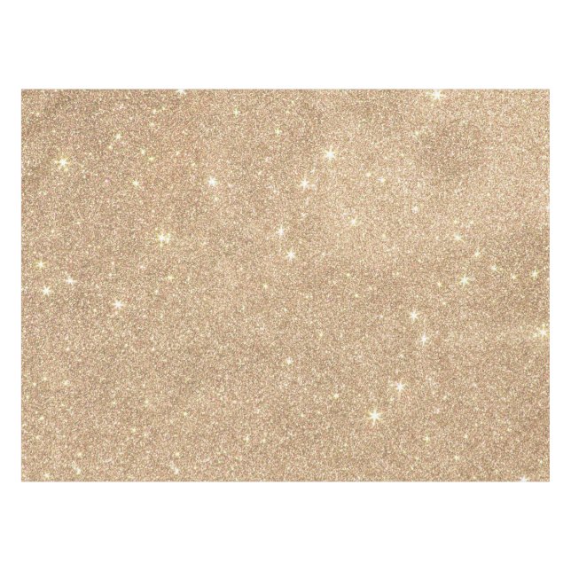 GoldGlitzerchic-bezaubernde Glitzern Tischdecke (Vorderseite (Horizontal))