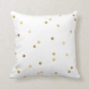 GoldGlitzerconfetti-Monogrammthrow-Couch-Kissen Kissen
