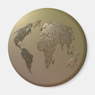 Goldglobe Magnet