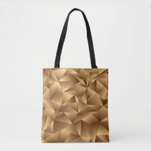 Goldgoldenes Polygonmuster