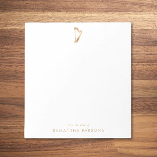 Goldgräber Einfache Elegante Musiklehrer Notizblock