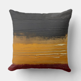 Goldgrau und Marsala Kissen