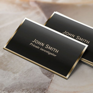 Goldgrenzuntersuchungskarte Visitenkarte