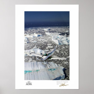 Goldgrube über Grönland Poster