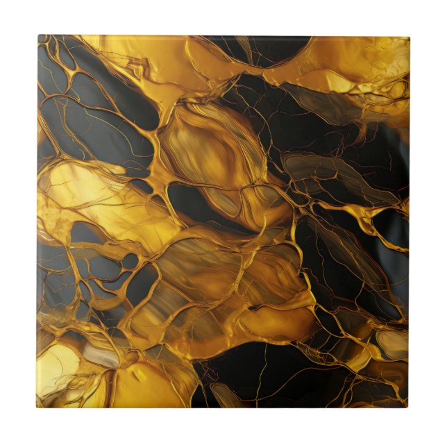 Goldharz-Kunstkeramikfliese Fliese (Vorderseite)