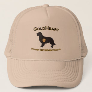 GoldHeart Ball Gap mit einem goldenen Herzen Truckerkappe