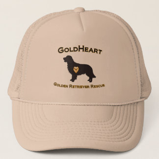 GoldHeart Ball Gap mit einem goldenen Herzen Truckerkappe