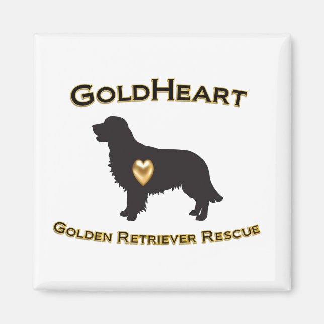 GoldHeart GRR Magnet mit Gold Heart (Vorne)