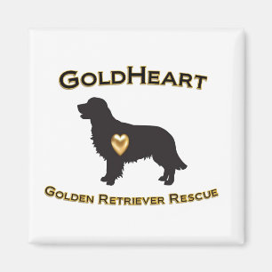 GoldHeart GRR Magnet mit Goldherzen