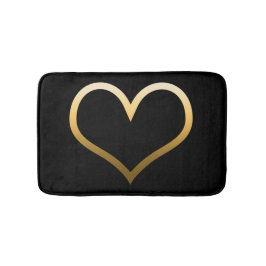 Goldherz Badematte