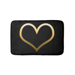 Goldherz Badematte