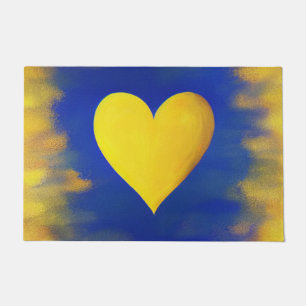 Goldherz-Doormat Fußmatte
