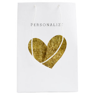 Goldherz Mittlere Geschenktüte