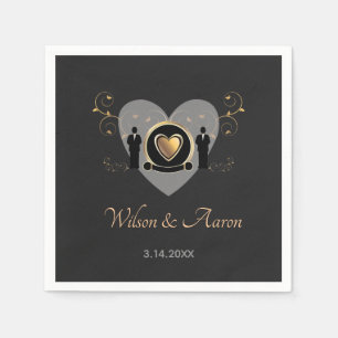 Goldherz Paper Napkin Serviette