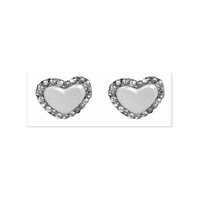 Goldherzen Thunder_Cove Gummistempel (Prägung)