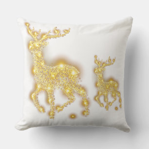 Goldhirsche Kissen