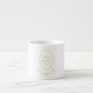 Goldhochzeit Espressotasse