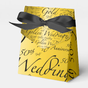 Goldhochzeit Geschenkschachtel