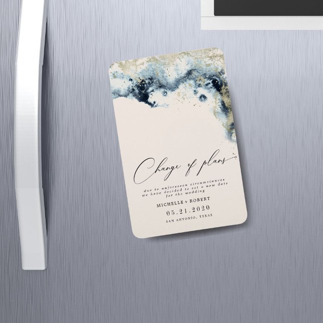 Goldhochzeiten im Wasserfarbenbereich ändern das D Magnet (Von Creator hochgeladen)