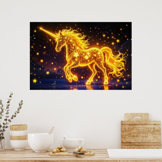 Goldhornmärchen Poster (Küche)