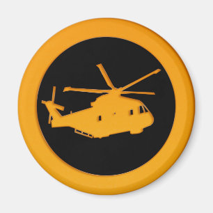 Goldhubschrauber Magnet