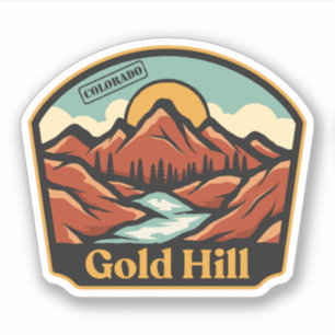 Goldhügel, Colorado-Sticker Aufkleber