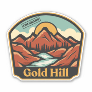 Goldhügel, Colorado-Sticker Aufkleber
