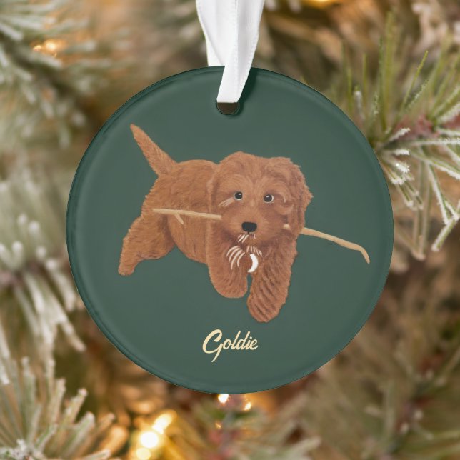 Goldie Doodle Ornament (Baum)