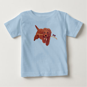 Goldie Golden Doodle Junge Baby T-shirt