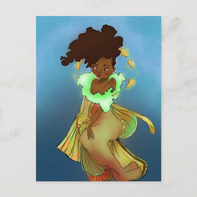 Goldie Postkarte (Vorderseite)